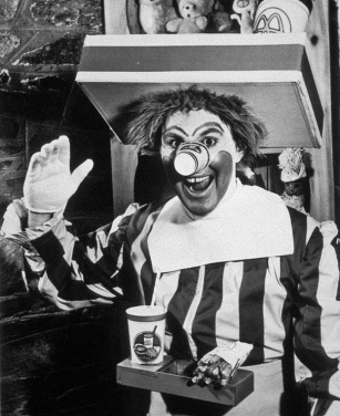 One of the first Ronald Mcdonald's scary clowns